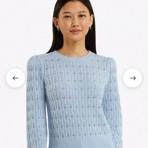 Draper James Light Blue Sweater